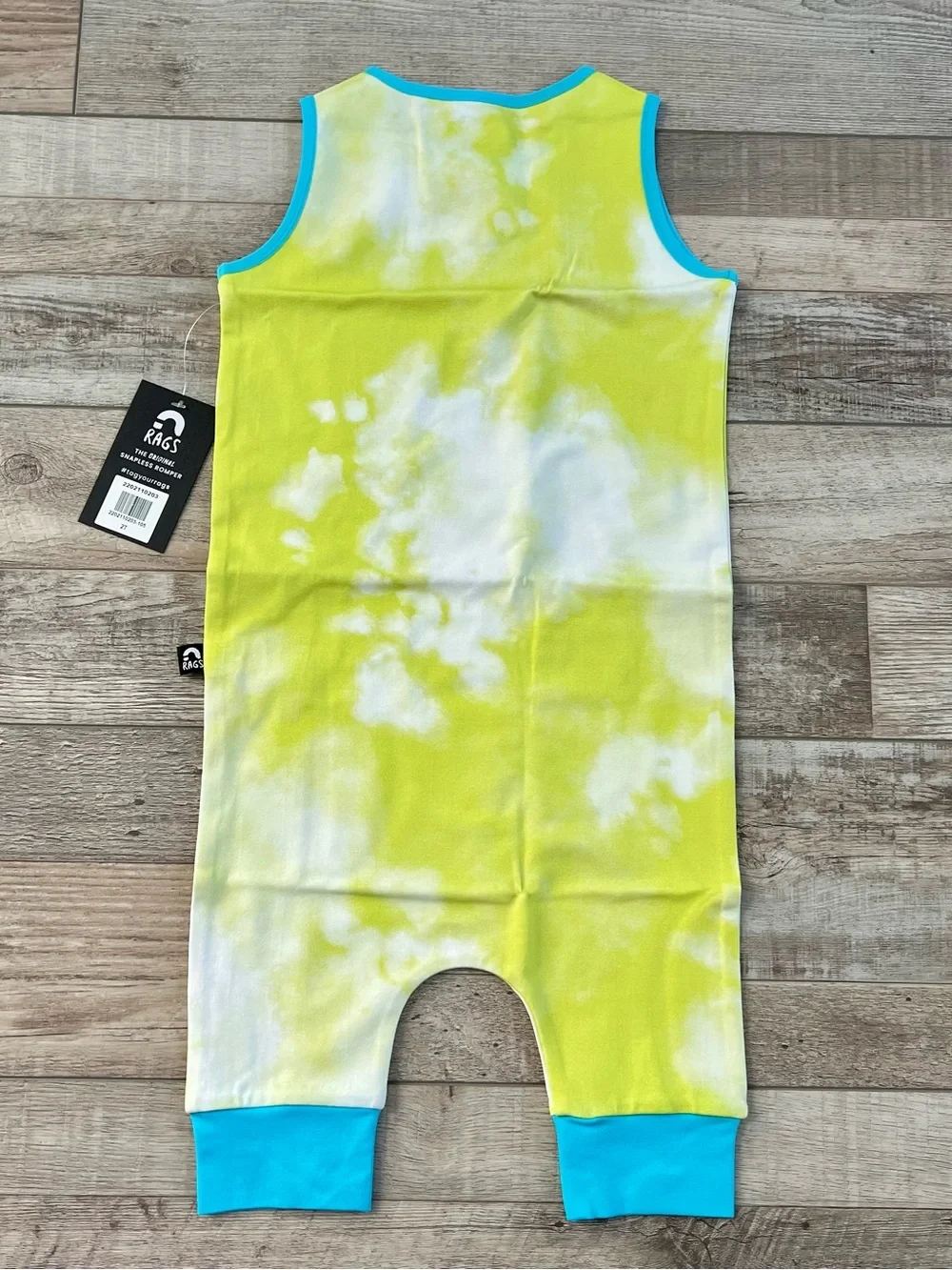 NWT Rags Tank Capri Romper in Surfin’ Skelly Size 2T